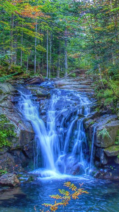 Природа водопад