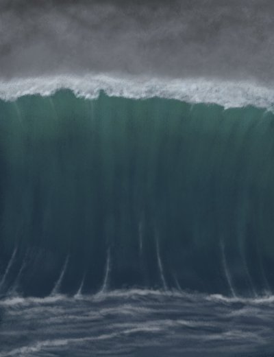 ЦУНАМИ В море