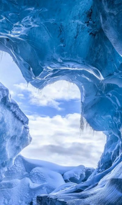 Ледяные обои на телефон
