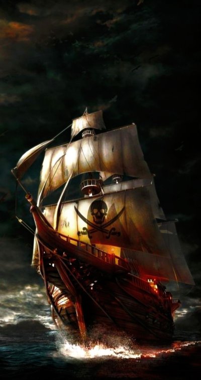 Фрегат черная Жемчужина корабль