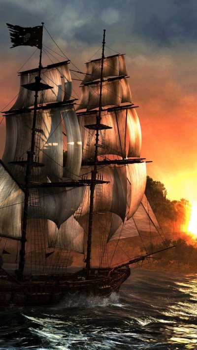 Пиратский корабль