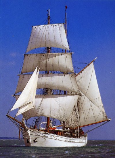 Бригантина Двухмачтовая корабль