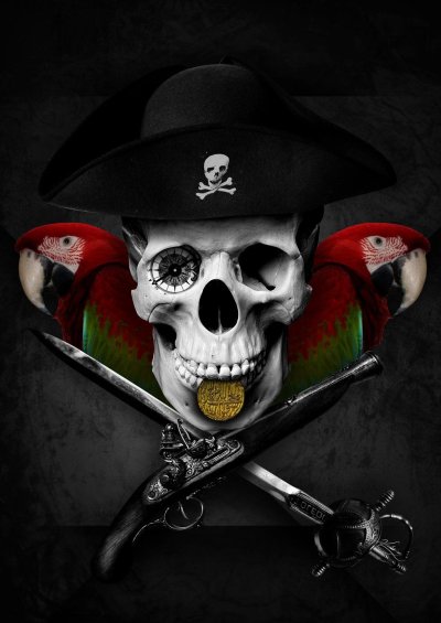Весёлый Роджер у пиратов