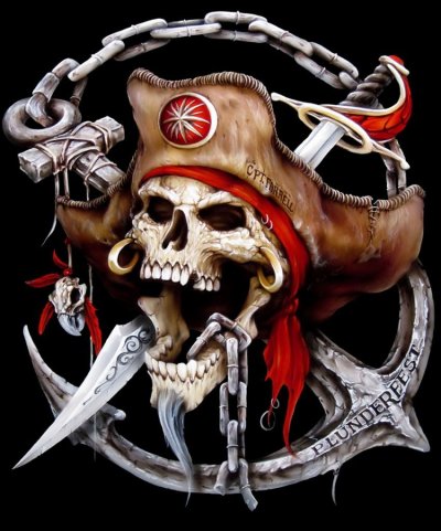 Веселый Роджер пираты Карибского моря