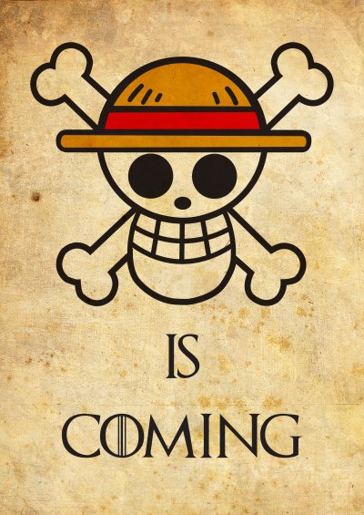 Ван Пис флаг Луффи