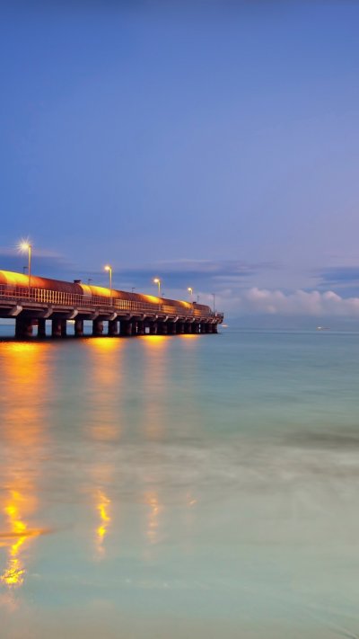 Вечер на море