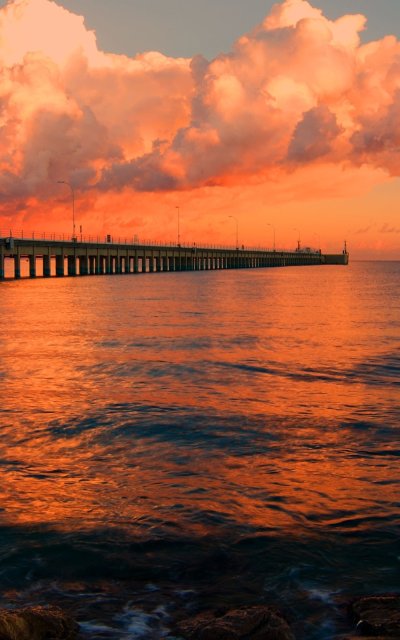 Море Пирс закат