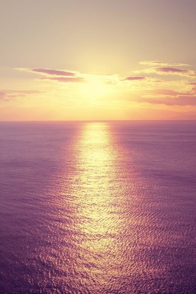 Рассвет на море