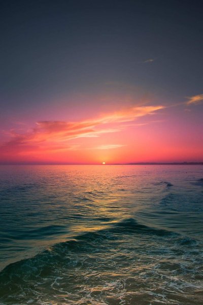 Рассвет на море