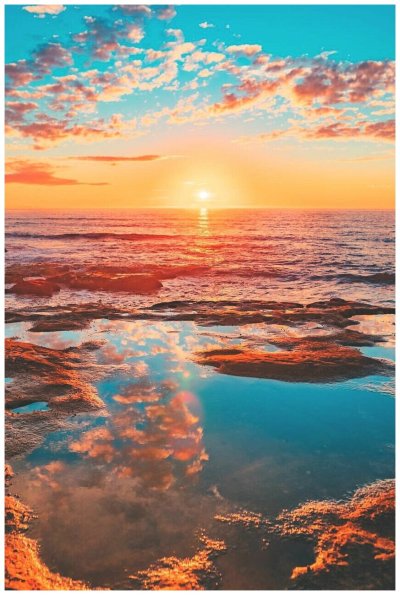 Рассвет на море