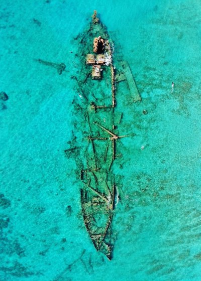 Останки людей на затонувших кораблях