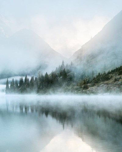 Горы в тумане