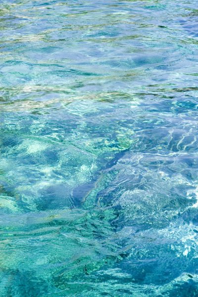 Бирюзовый цвет воды