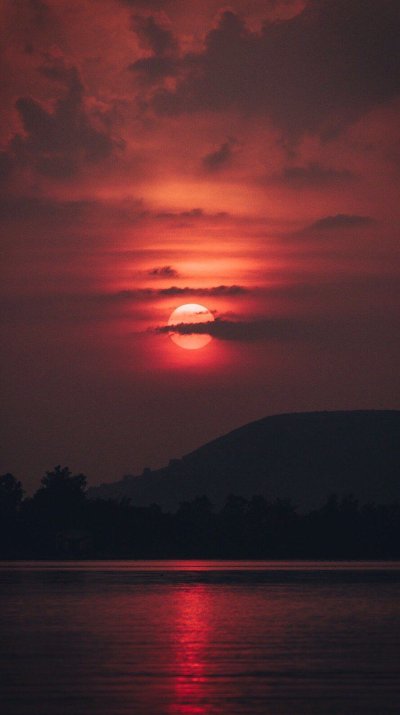 Пейзаж закат