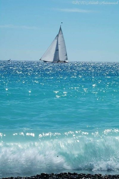 Парусник в море