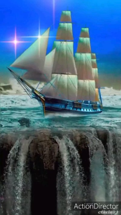 Парусник в море