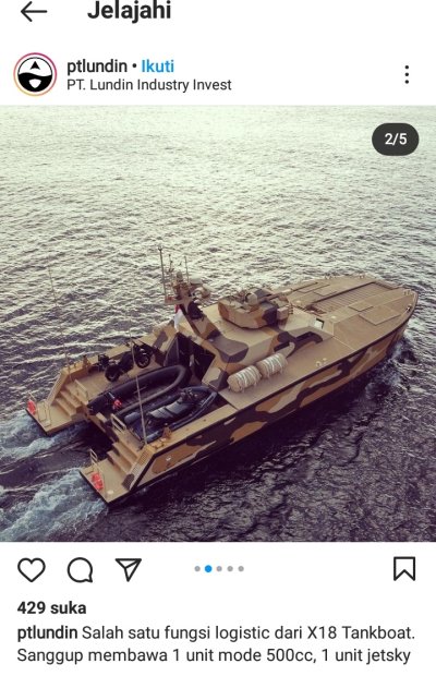 Боевой катер x-18 Tank Boat