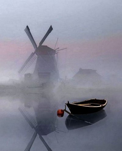 Лодка в тумане