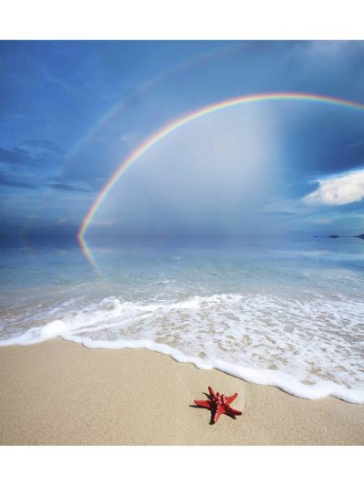 Радуга на море фото