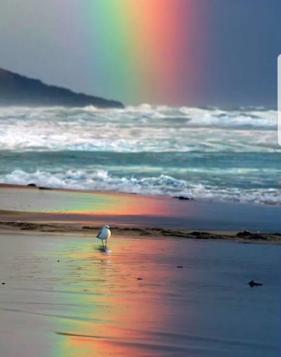 Радуга над морем