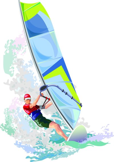 Эмблема виндсерфинг