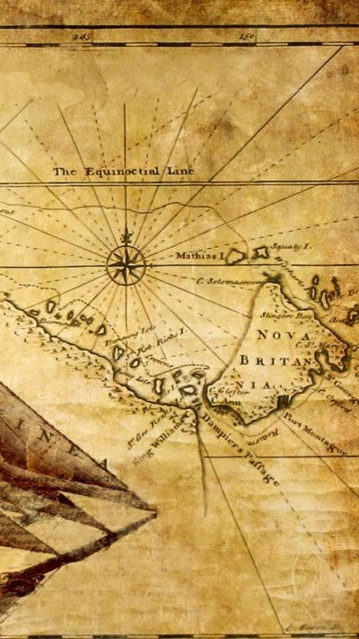 Старинная карта