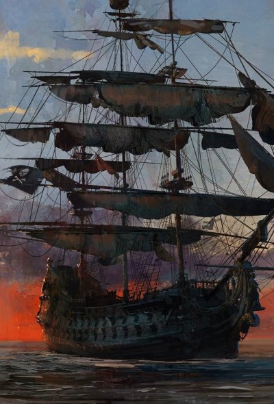 Skull and Bones пиратский корабль