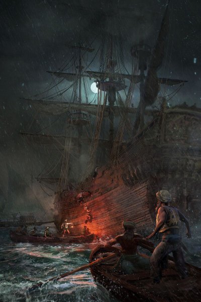 Бухта погибших кораблей пираты Карибского моря