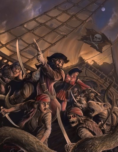 Пираты фэнтези абордаж арт