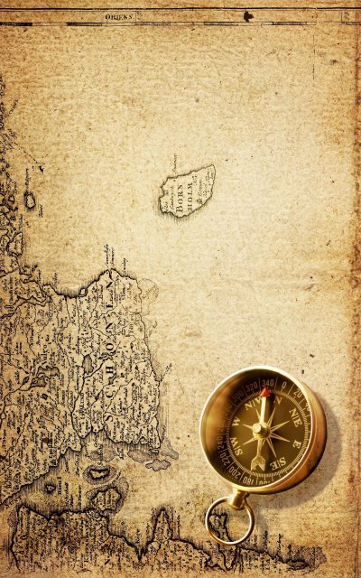 Старинная карта