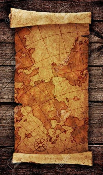 Карта свиток