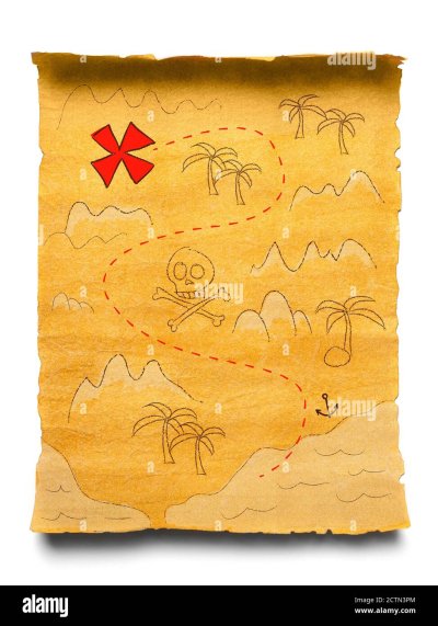 Карта сокровищ пиратов