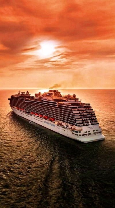 Рассвет на океанском лайнере