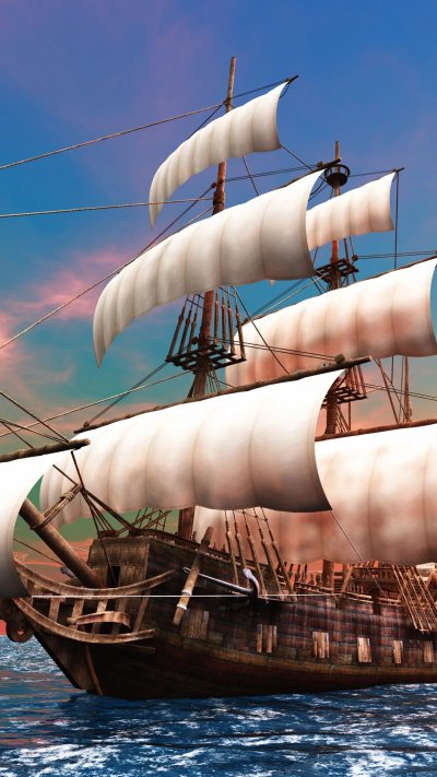 Парусный корабль