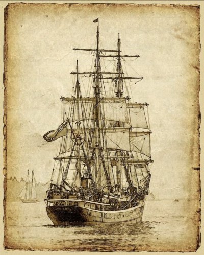 Старинные корабли