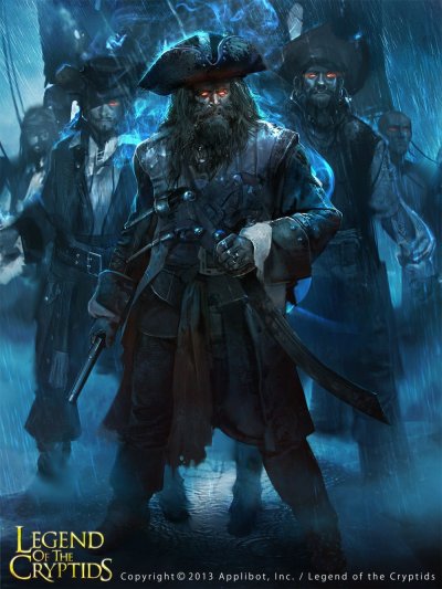 Капитан Барбосса скелет