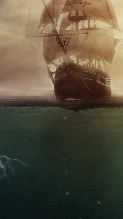 Пиратский корабль