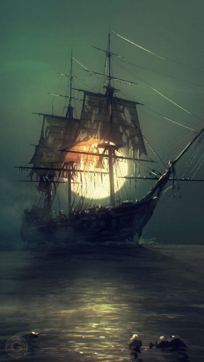 Корабль "Летучий голландец"