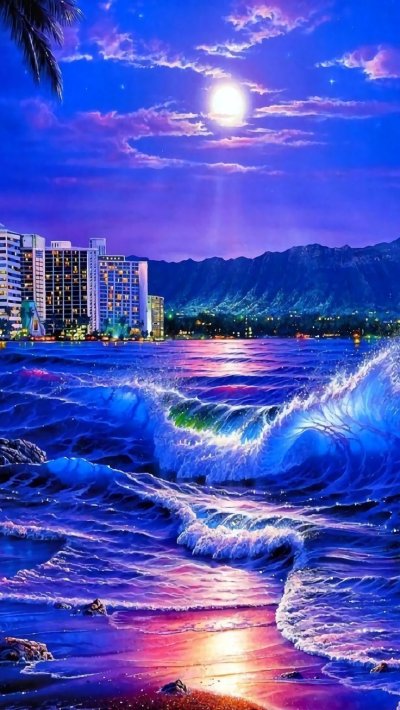 Пейзаж море