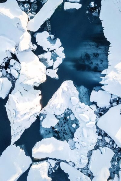 Лед вид сверху