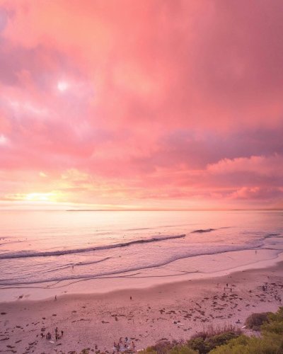 Розовый закат
