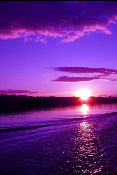 Синий закат