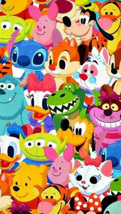 Яркие мультяшные персонажи