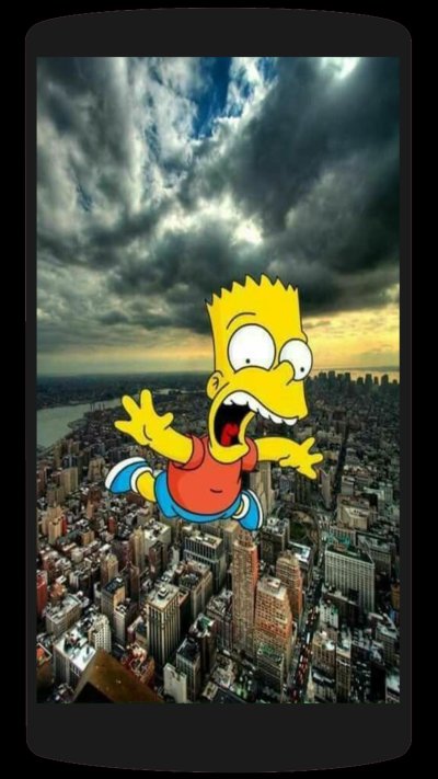 Барт симпсон на айфон