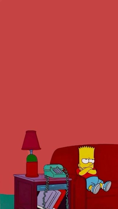 Барт симпсон неон