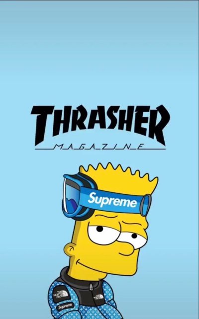 Барт симпсон Supreme