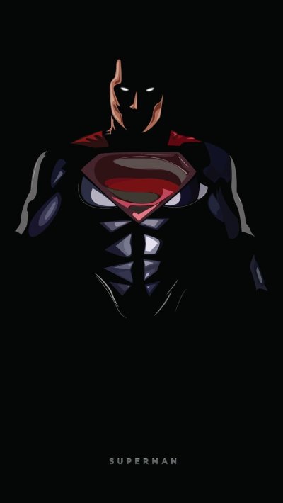 DC черный Супермен