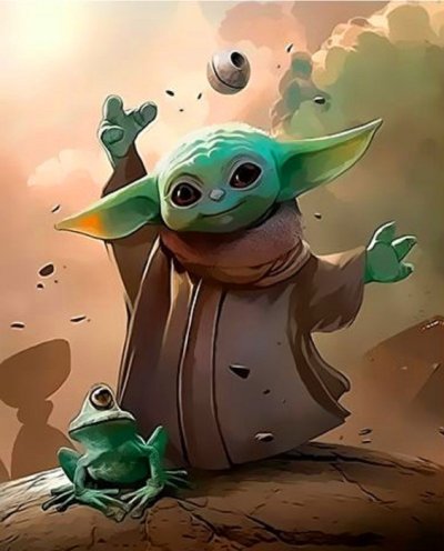 Малыш йода грогу