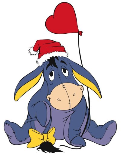 Ослик ИА новогодний