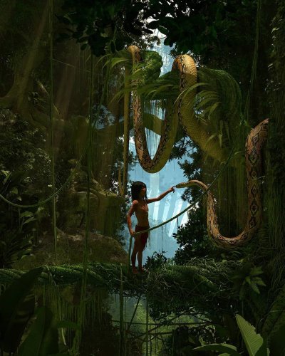 Книга джунглей 2016 Каа